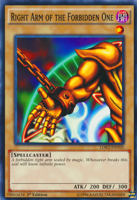 Right Arm of the Forbidden One [LDK2-ENY05] Common | The Time Vault CA