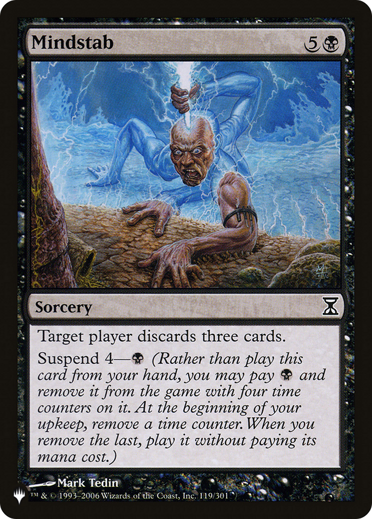 Mindstab [The List] | The Time Vault CA