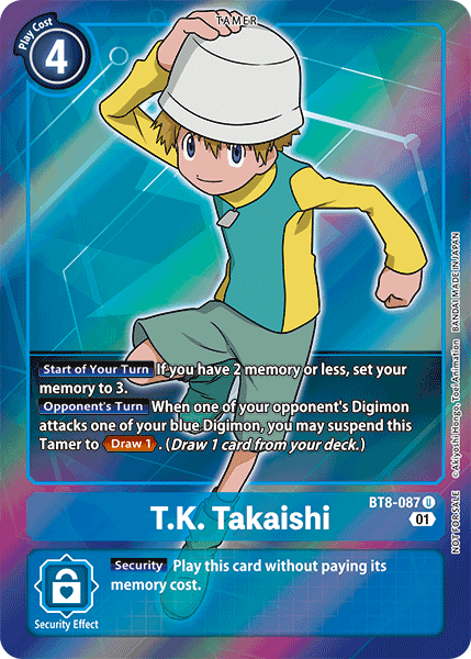 T.K. Takaishi [BT8-087] (Alternative Art - Box Topper) [New Awakening] | The Time Vault CA