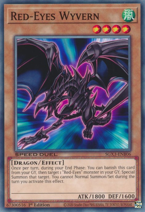 Red-Eyes Wyvern [SGX3-ENB06] Common | The Time Vault CA