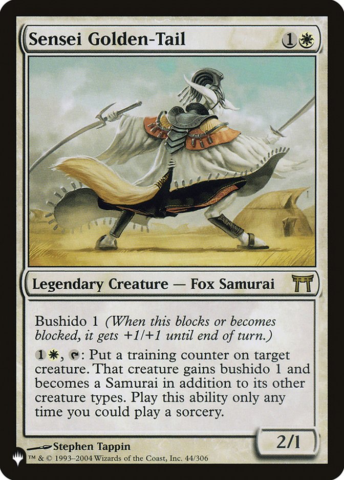 Sensei Golden-Tail [The List] | The Time Vault CA