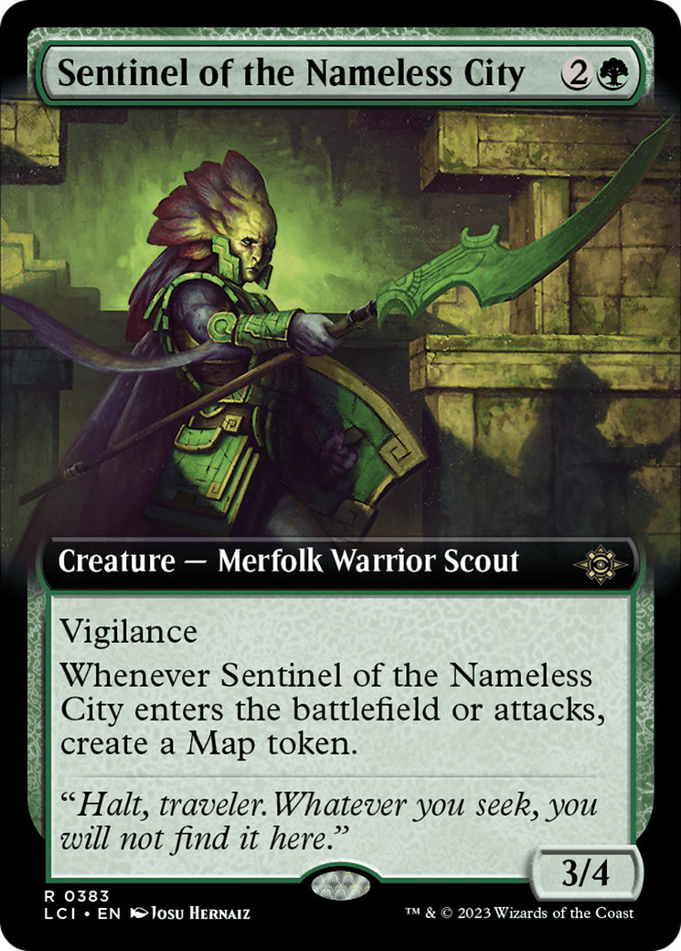 Sentinel of the Nameless City (Extended Art) [The Lost Caverns of Ixalan] | The Time Vault CA