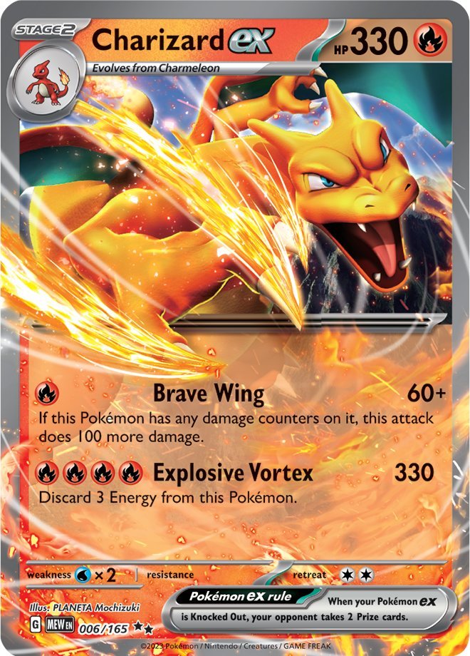 Charizard ex (006/165) [Scarlet & Violet 151] | The Time Vault CA