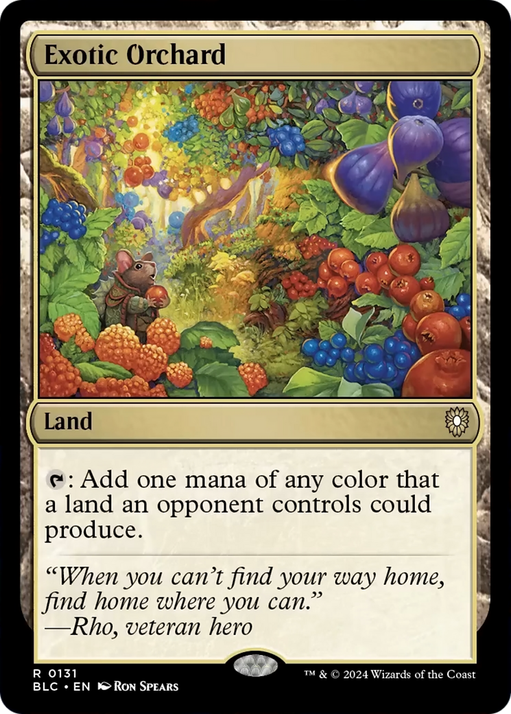 Exotic Orchard [Bloomburrow Commander] | The Time Vault CA