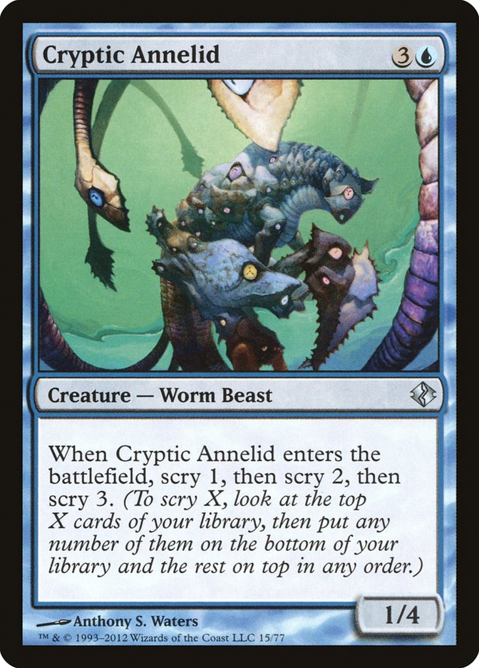 Cryptic Annelid [Duel Decks: Venser vs. Koth] | The Time Vault CA