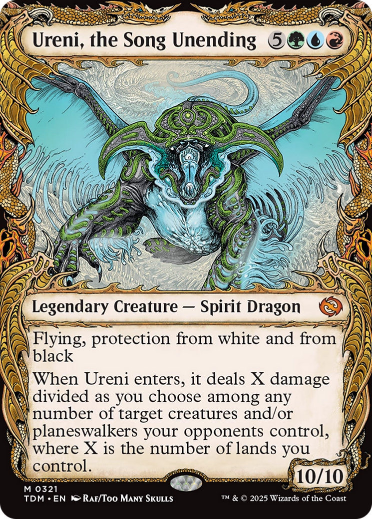 Ureni, the Song Unending (Showcase) [Tarkir: Dragonstorm] | The Time Vault CA