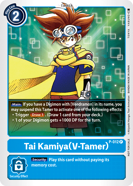 Tai Kamiya (V-Tamer) [P-012] [Promotional Cards] | The Time Vault CA