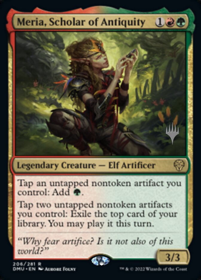 Meria, Scholar of Antiquity (Promo Pack) [Dominaria United Promos] | The Time Vault CA