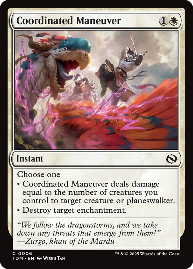 Coordinated Maneuver [Tarkir: Dragonstorm] | The Time Vault CA