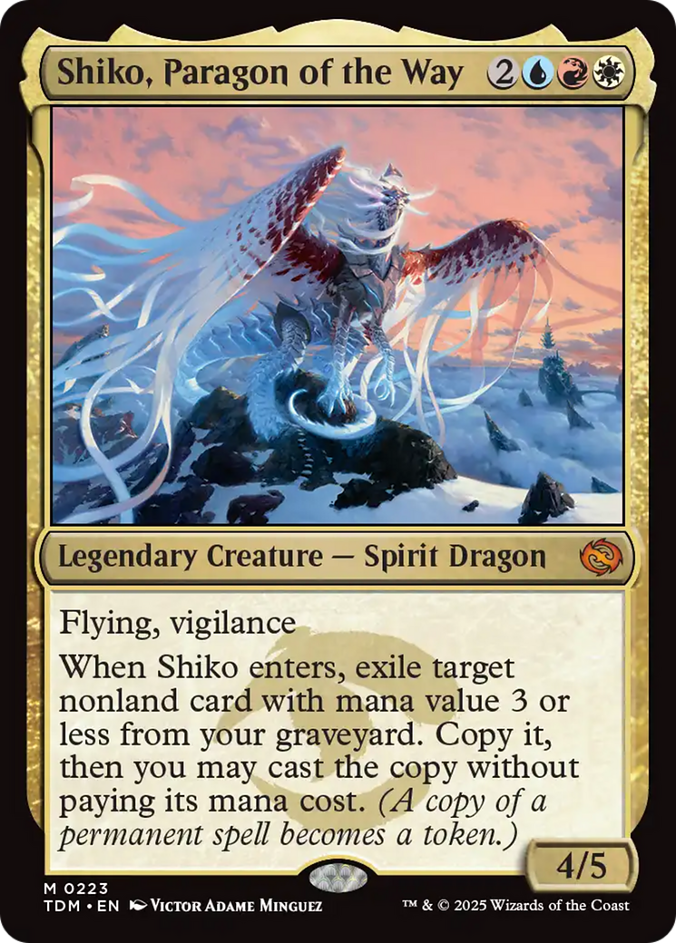 Shiko, Paragon of the Way [Tarkir: Dragonstorm] | The Time Vault CA