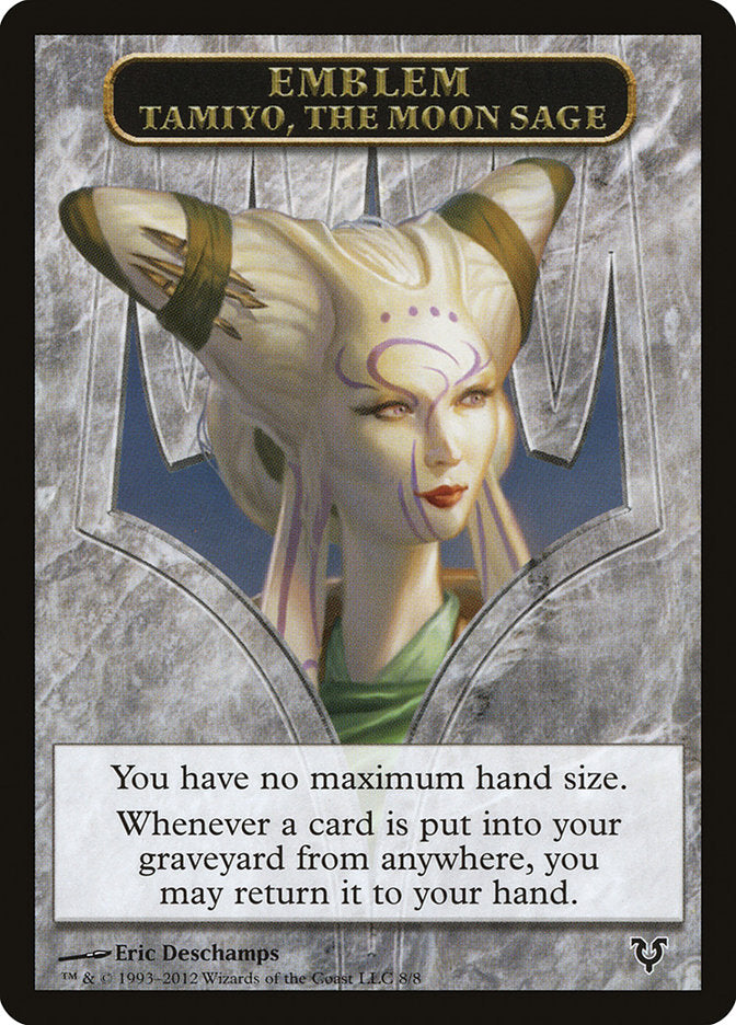 Tamiyo, the Moon Sage Emblem [Avacyn Restored Tokens] | The Time Vault CA
