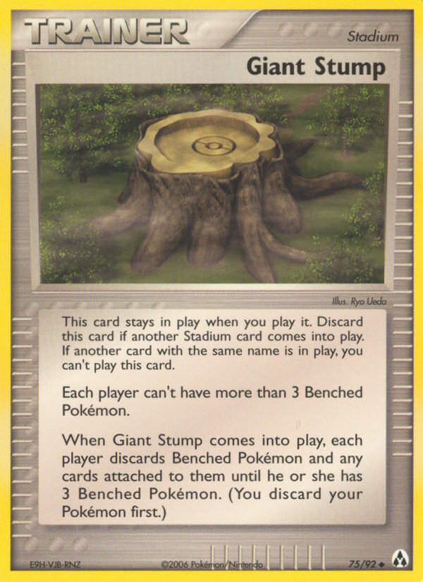 Giant Stump (75/92) [EX: Legend Maker] | The Time Vault CA