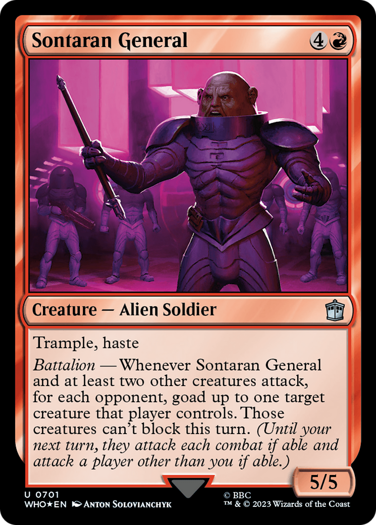 Sontaran General (Surge Foil) [Doctor Who] | The Time Vault CA