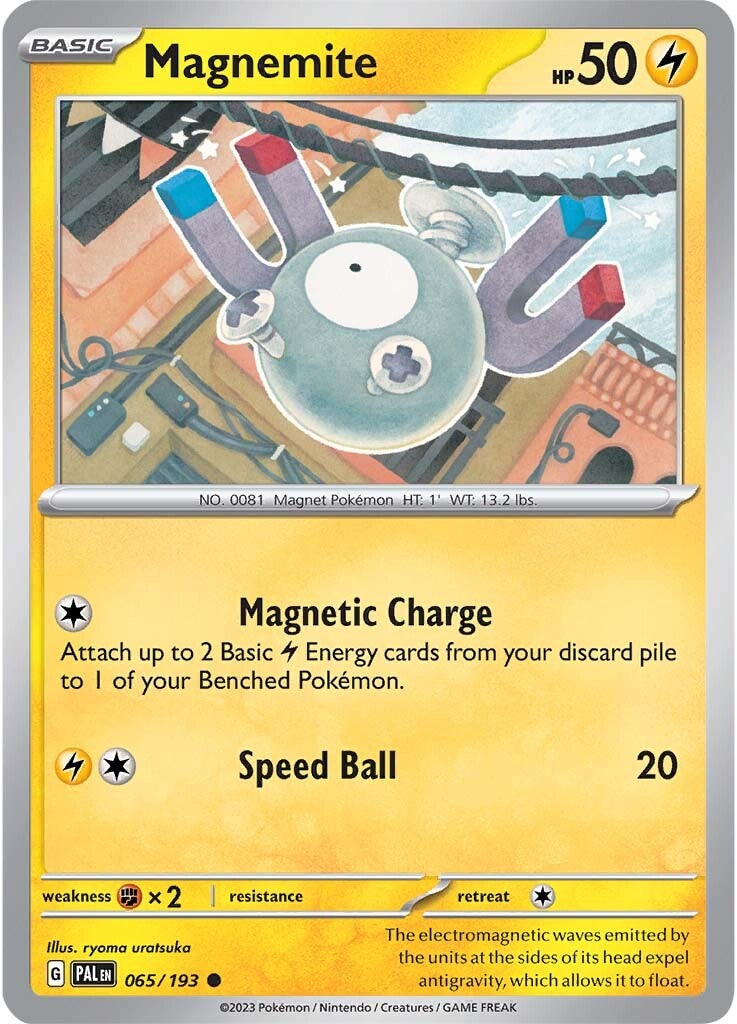 Magnemite (065/193) [Scarlet & Violet: Paldea Evolved] | The Time Vault CA