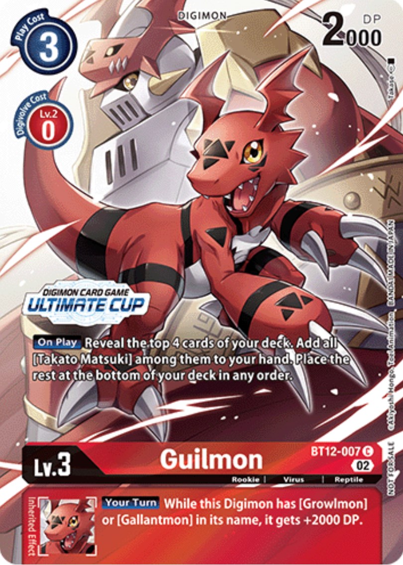 Guilmon [BT12-007] (Ultimate Cup) [Across Time Promos] | The Time Vault CA