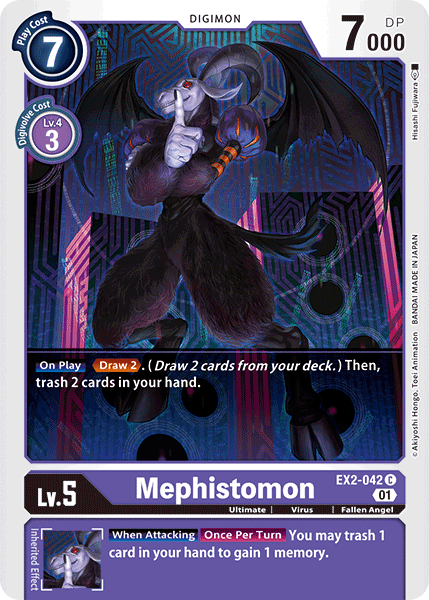 Mephistomon [EX2-042] [Digital Hazard] | The Time Vault CA