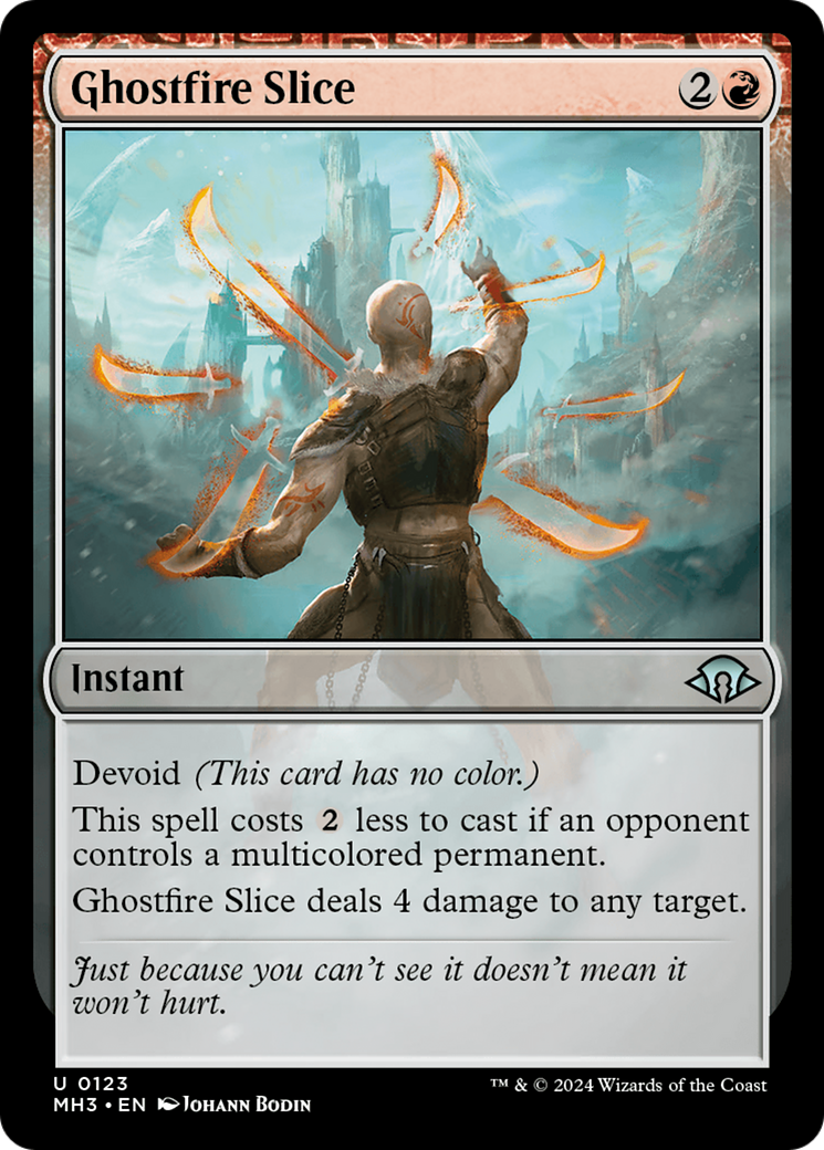 Ghostfire Slice [Modern Horizons 3] | The Time Vault CA