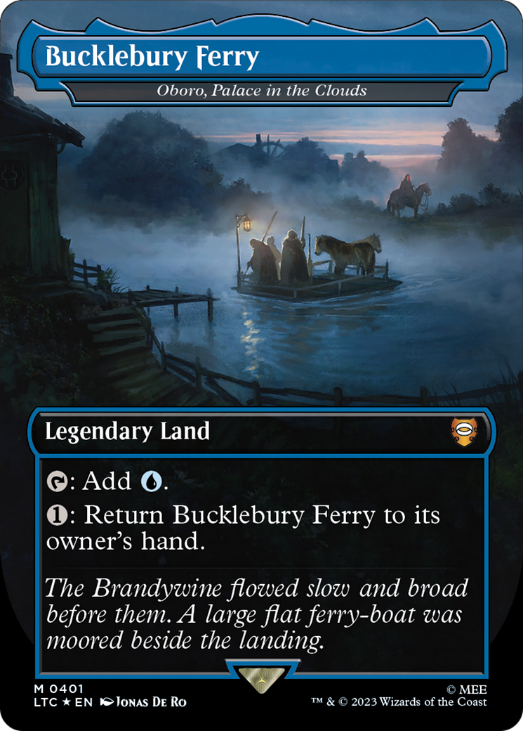 Bucklebury Ferry - Oboro, Palace in the Clouds (Surge Foil Realms and Relics) [The Lord of the Rings: Tales of Middle-Earth Commander] | The Time Vault CA