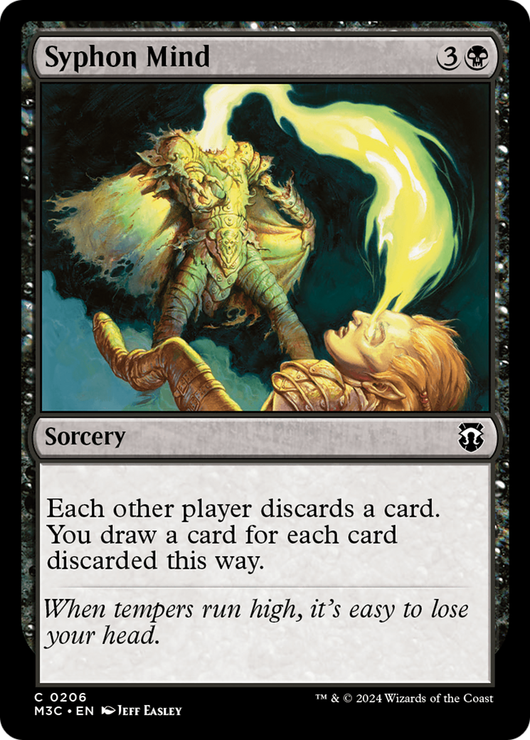 Syphon Mind (Ripple Foil) [Modern Horizons 3 Commander] | The Time Vault CA