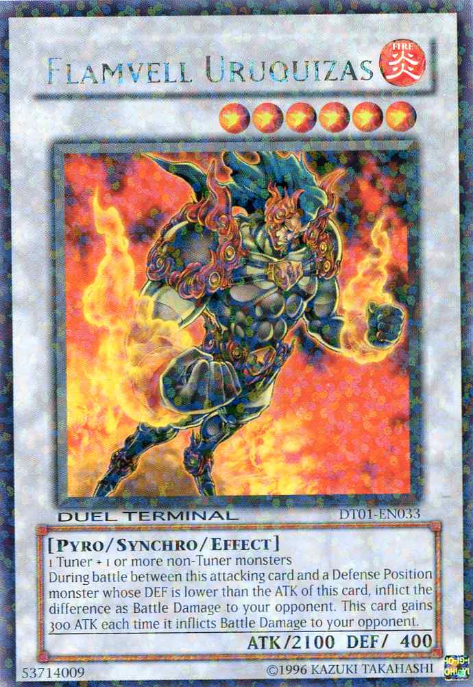 Flamvell Uruquizas [DT01-EN033] Rare | The Time Vault CA