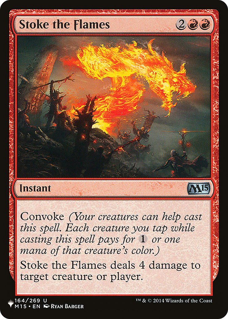 Stoke the Flames [The List] | The Time Vault CA