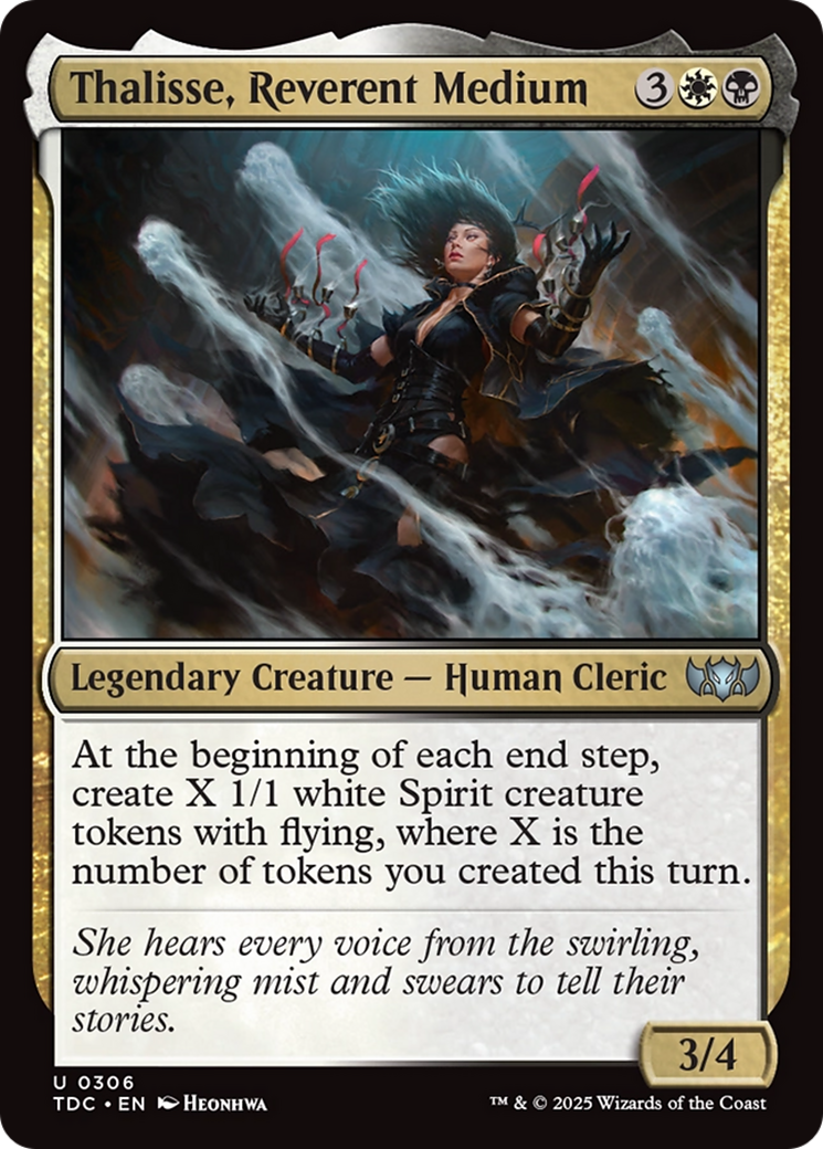 Thalisse, Reverent Medium [Tarkir: Dragonstorm Commander] | The Time Vault CA