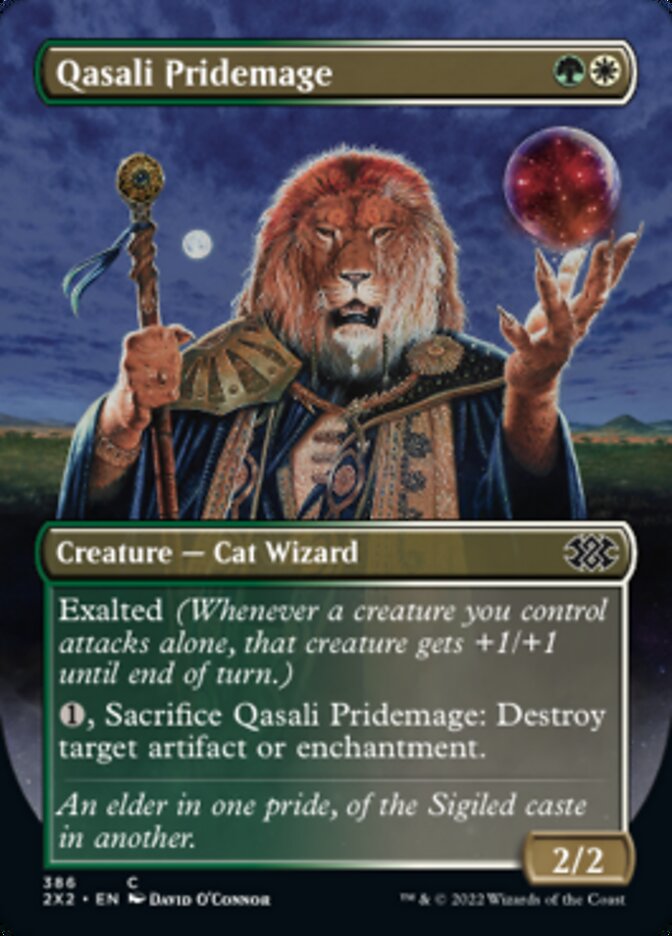 Qasali Pridemage (Borderless Alternate Art) [Double Masters 2022] | The Time Vault CA