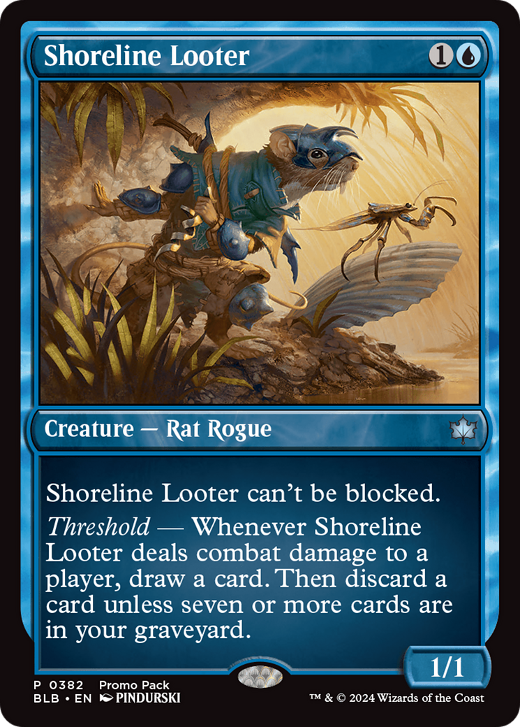 Shoreline Looter [Bloomburrow Promos] | The Time Vault CA