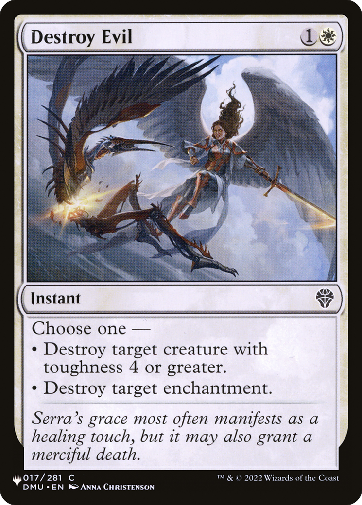 Destroy Evil [The List] | The Time Vault CA