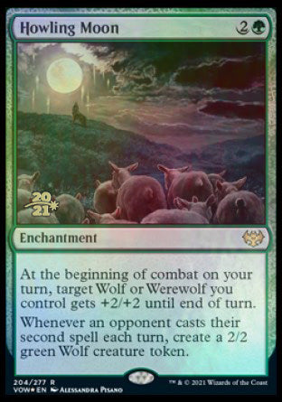 Howling Moon [Innistrad: Crimson Vow Prerelease Promos] | The Time Vault CA