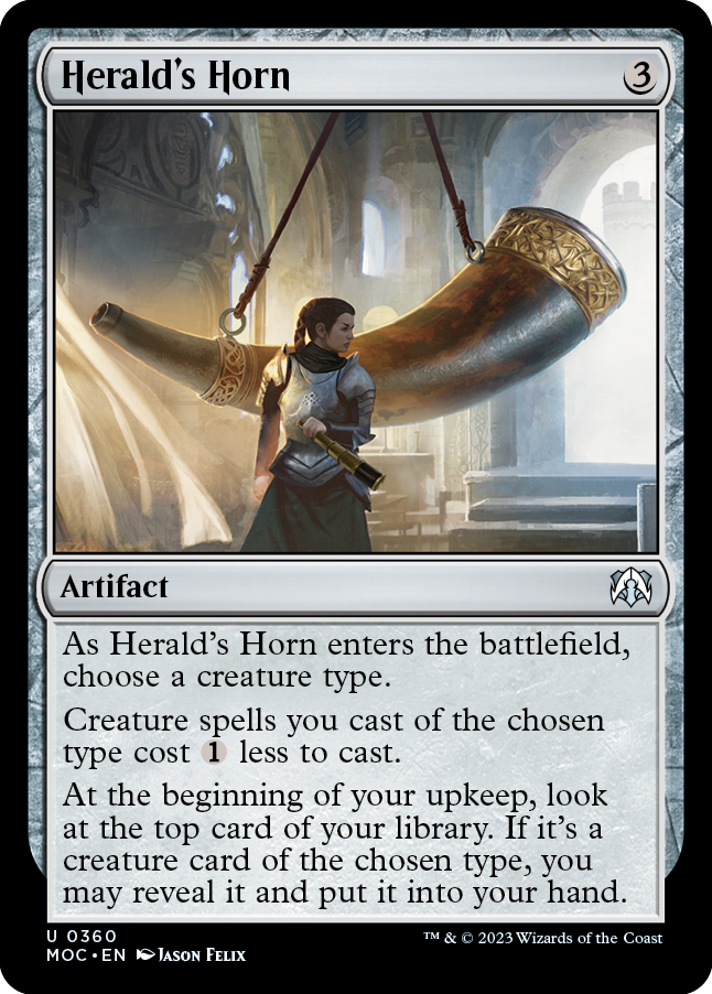 Herald's Horn [March of the Machine Commander] | The Time Vault CA