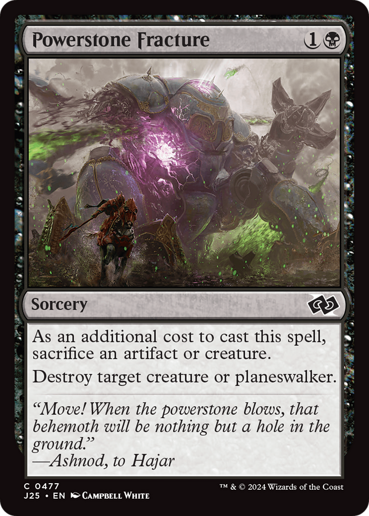 Powerstone Fracture [Foundations Jumpstart] | The Time Vault CA