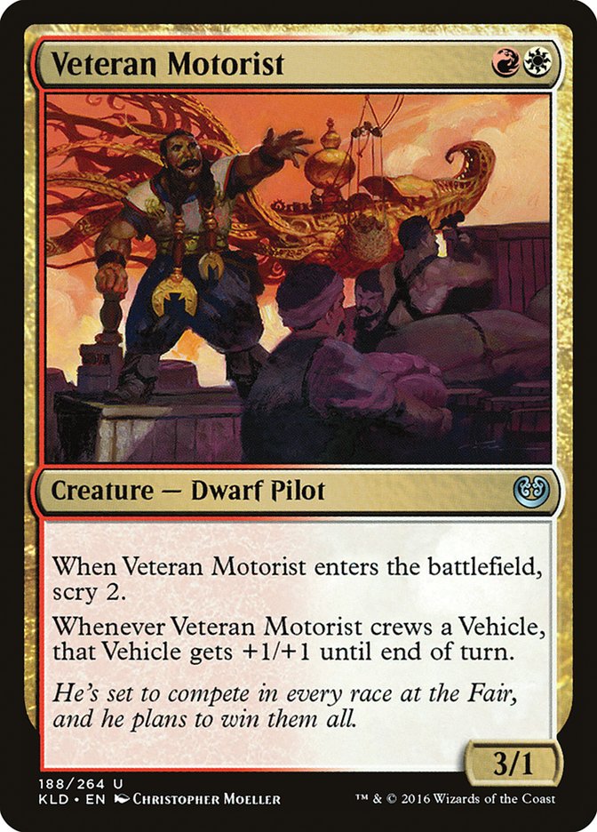 Veteran Motorist [Kaladesh] | The Time Vault CA