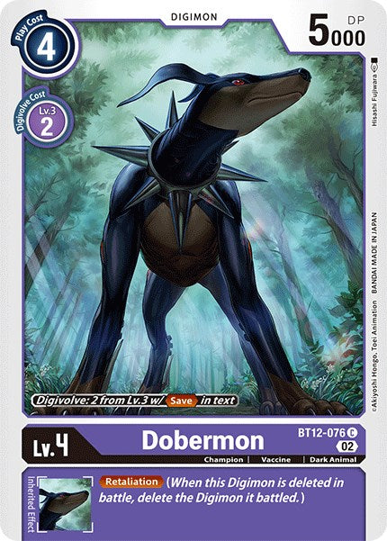 Dobermon [BT12-076] [Across Time] | The Time Vault CA