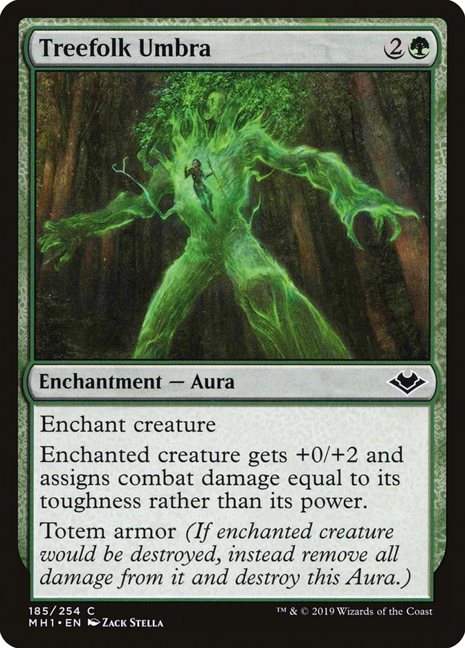 Treefolk Umbra [Modern Horizons] | The Time Vault CA