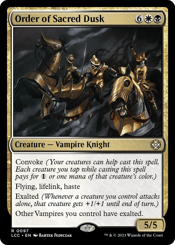 Order of Sacred Dusk [The Lost Caverns of Ixalan Commander] | The Time Vault CA