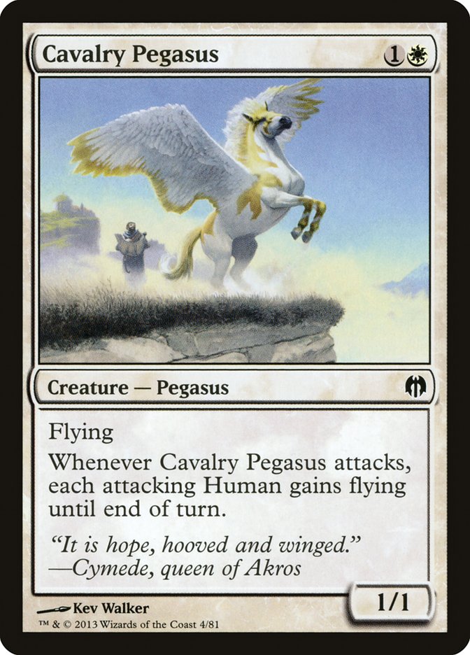 Cavalry Pegasus [Duel Decks: Heroes vs. Monsters] | The Time Vault CA