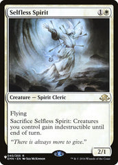 Selfless Spirit [The List] | The Time Vault CA