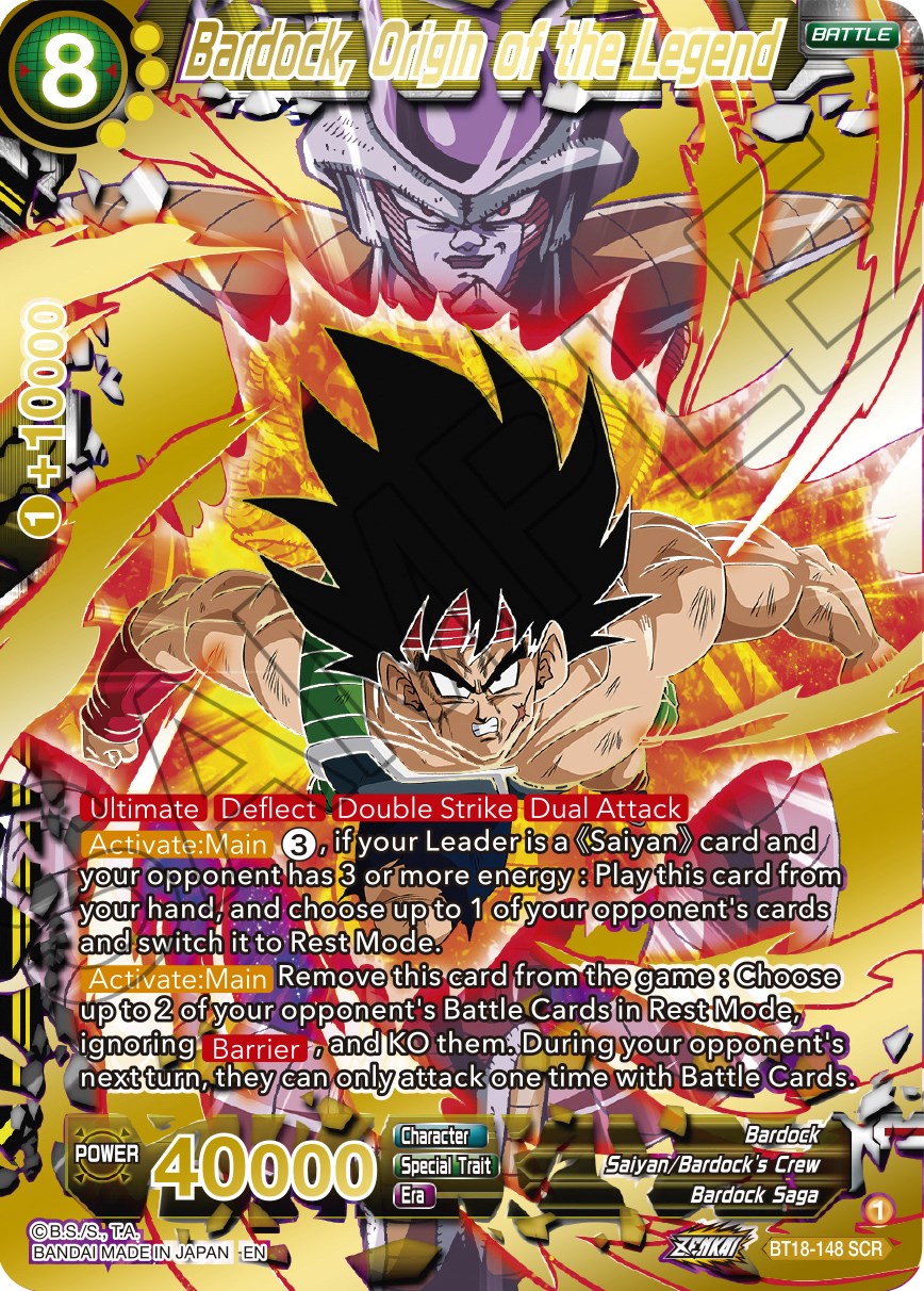 Bardock, Origin of the Legend (BT18-148) [Dawn of the Z-Legends] | The Time Vault CA