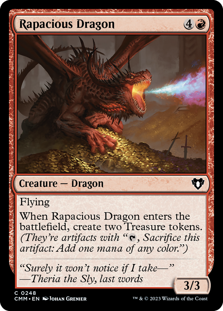 Rapacious Dragon [Commander Masters] | The Time Vault CA