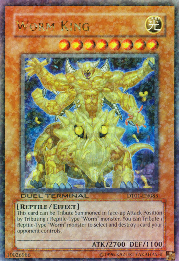 Worm King [DT01-EN085] Ultra Rare | The Time Vault CA