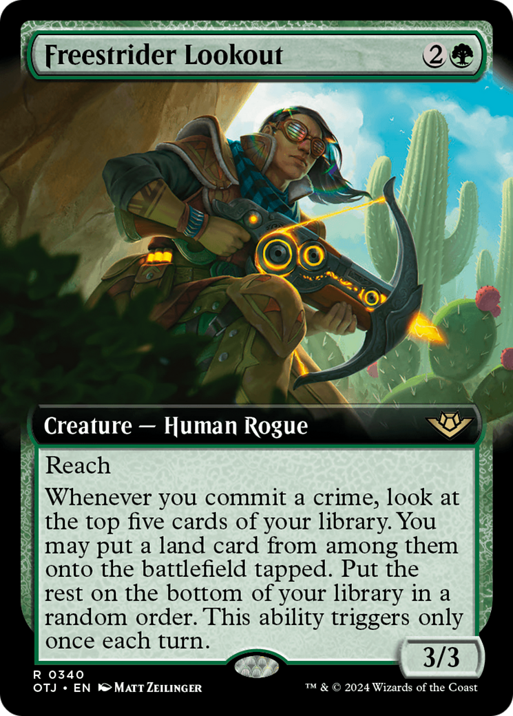 Freestrider Lookout (Extended Art) [Outlaws of Thunder Junction] | The Time Vault CA