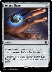 Arcane Signet [Phyrexia: All Will Be One Commander] | The Time Vault CA