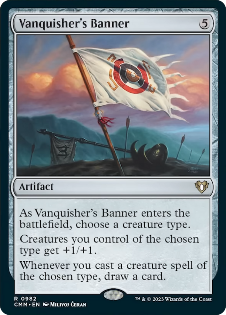 Vanquisher's Banner [Commander Masters] | The Time Vault CA