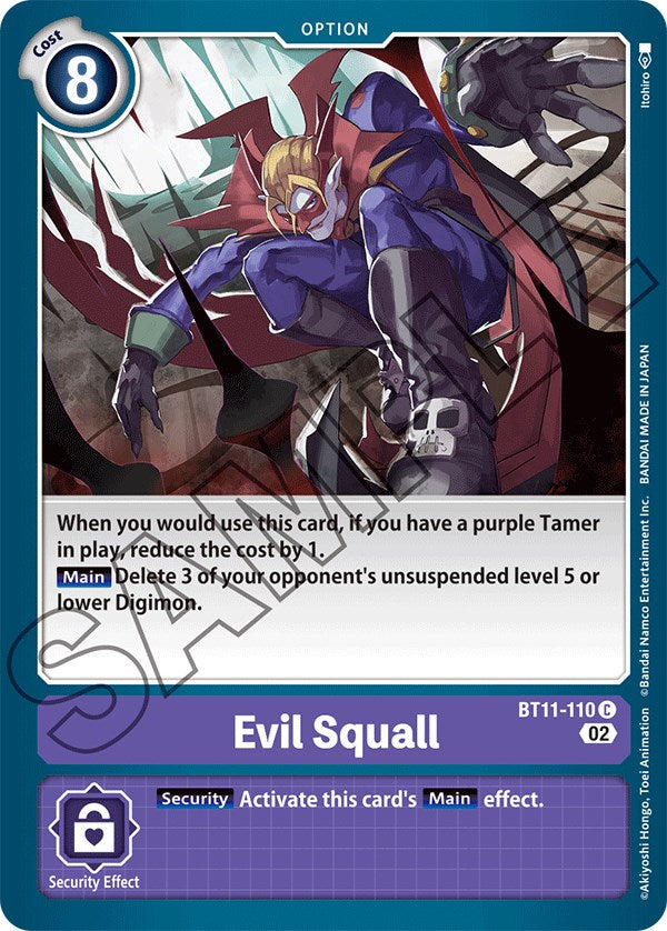 Evil Squall [BT11-110] [Dimensional Phase] | The Time Vault CA