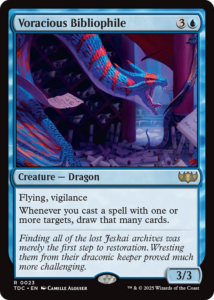 Voracious Bibliophile [Tarkir: Dragonstorm Commander] | The Time Vault CA