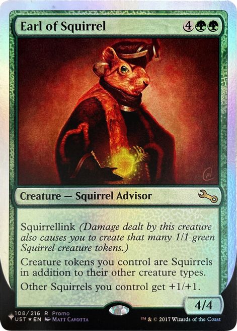 Earl of Squirrel (Unfinity Foil Edition) [The List] | The Time Vault CA