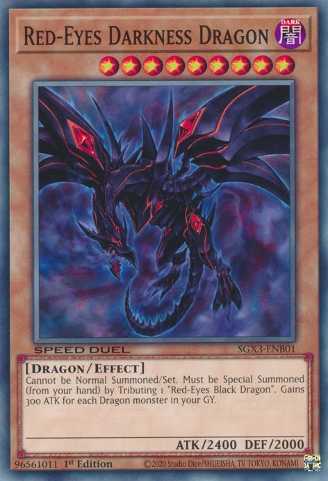 Red-Eyes Darkness Dragon [SGX3-ENB01] Common | The Time Vault CA