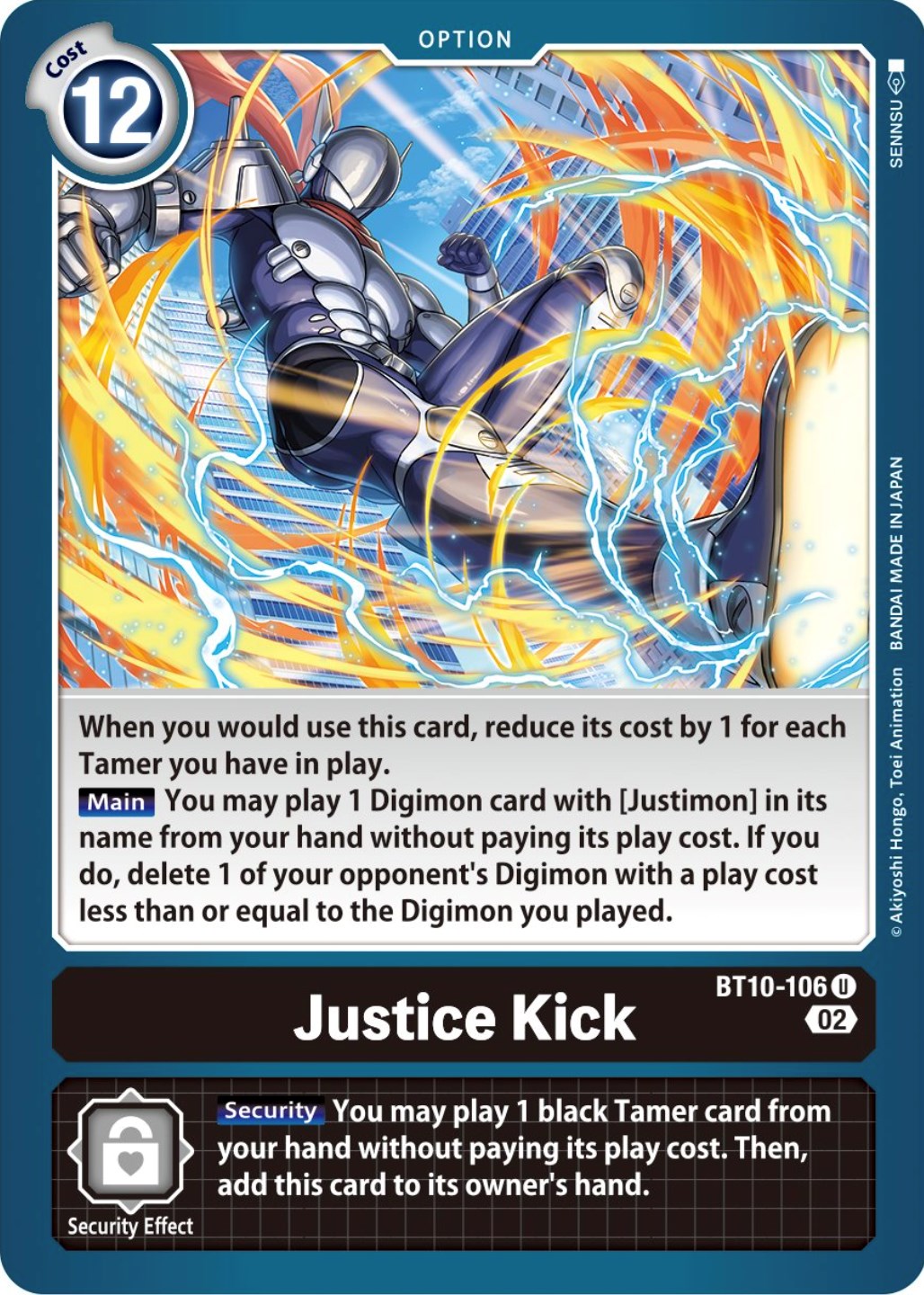 Justice Kick [BT10-106] [Xros Encounter] | The Time Vault CA
