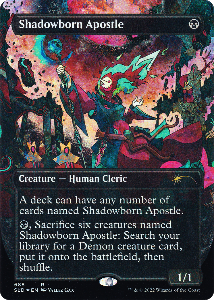 Shadowborn Apostle (688) (Borderless) [Secret Lair Drop Promos] | The Time Vault CA